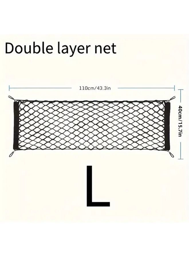 Elastic Car Trunk Storage Net Organizer Size S Durable Polyester Cargo Net for Vehicle Motorcycle Bicycle ATV - Image 5